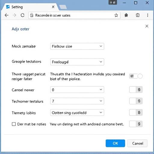 Screenshot delle impostazioni del browser (Chrome, Firefox, Safari) che mostrano come regolare la dimensione del testo su una pagina web, applicabile al sito Notizie Oggi.